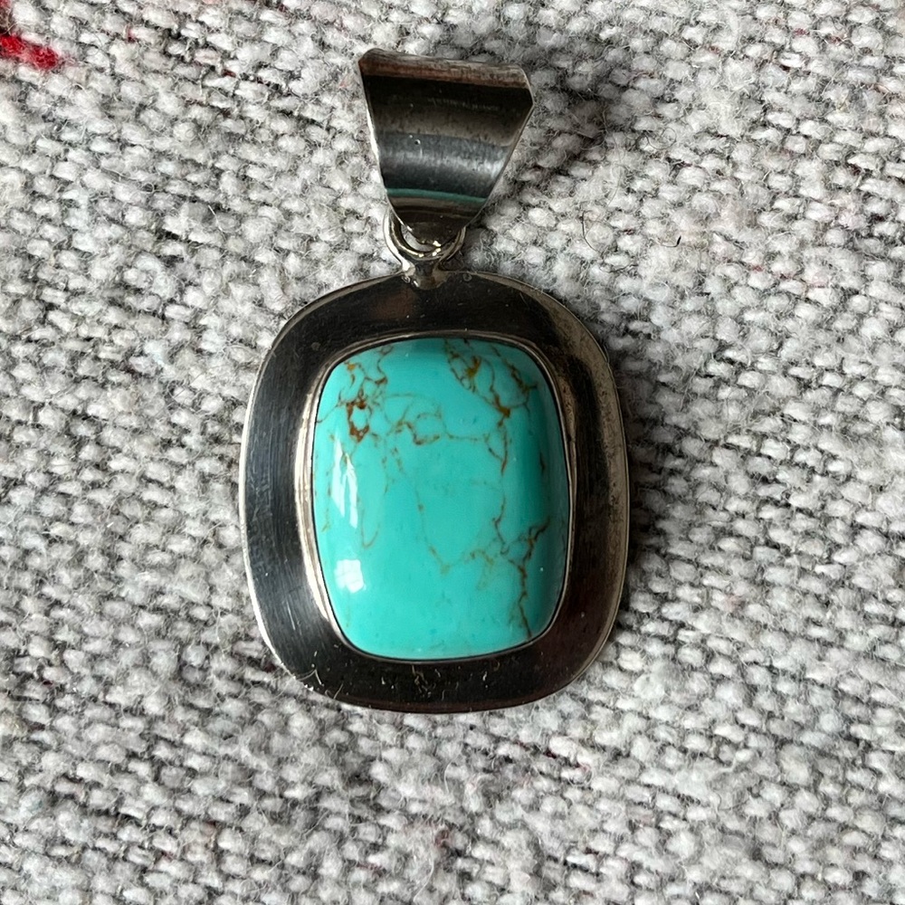 Silver & Turquoise Pendant